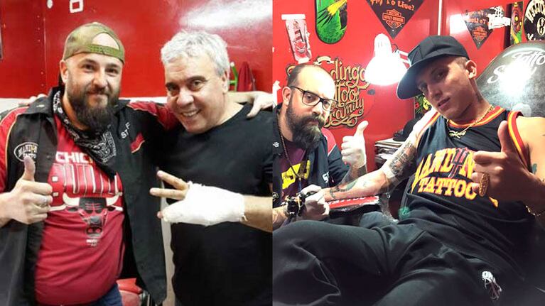 Los tatuadores de los famosos y un gran gesto para mujeres que padecieron cáncer
