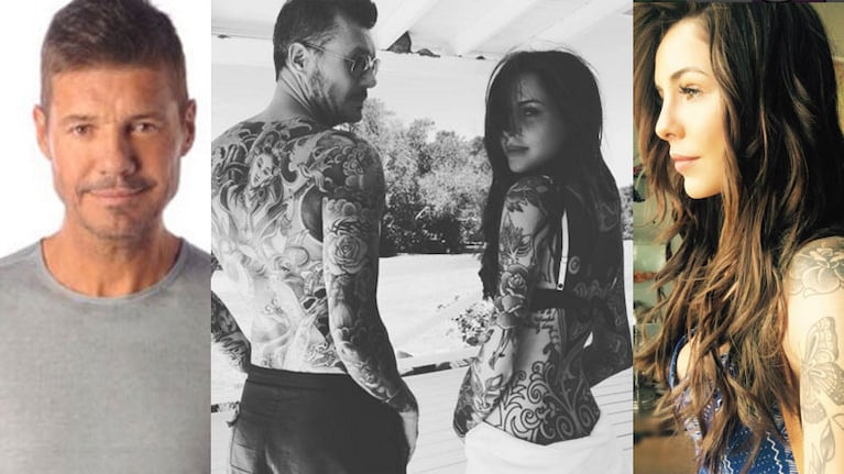 Los tatuajes de Marcelo Tinelli y su hija Candelaria: la primera gran foto del verano