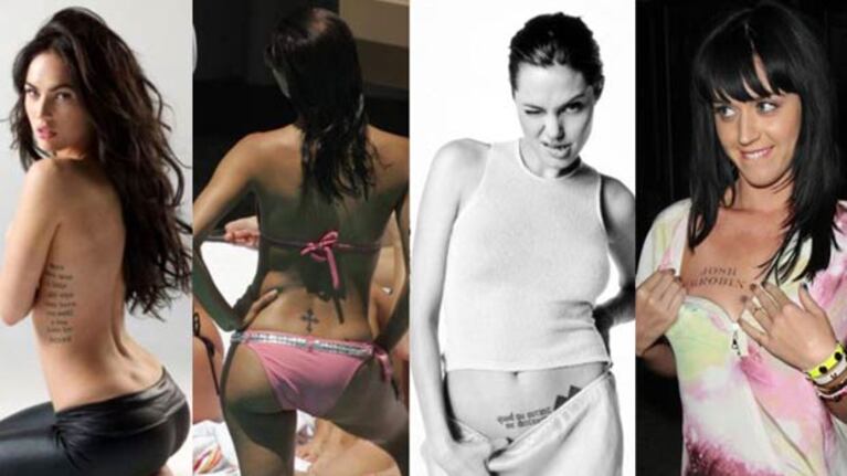 Los tatuajes más sexies de las celebrities.