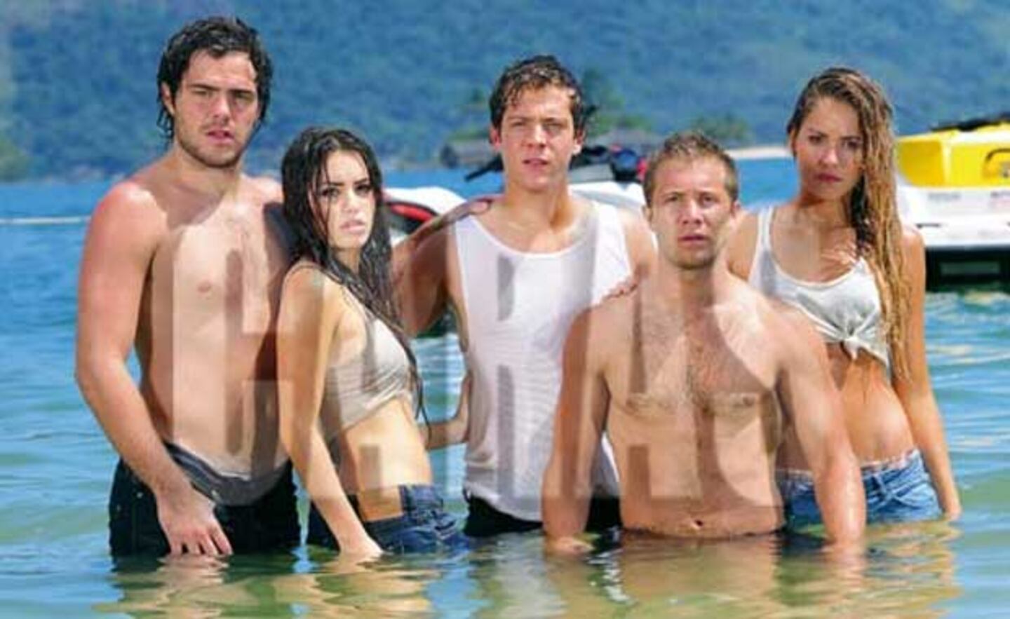 Los Teen Angels en la isla de Caras.