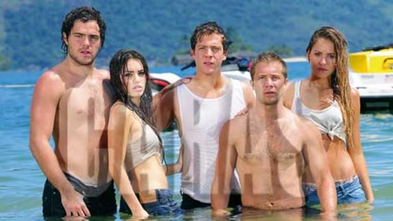 Los Teen Angels en la isla de Caras.