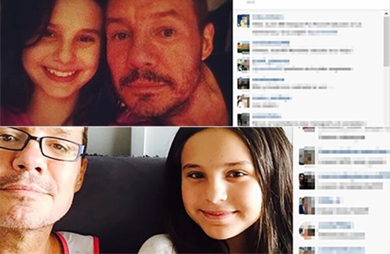Los tiernos mensajes de Marcelo Tinelli y su hija Juana en Instagram.