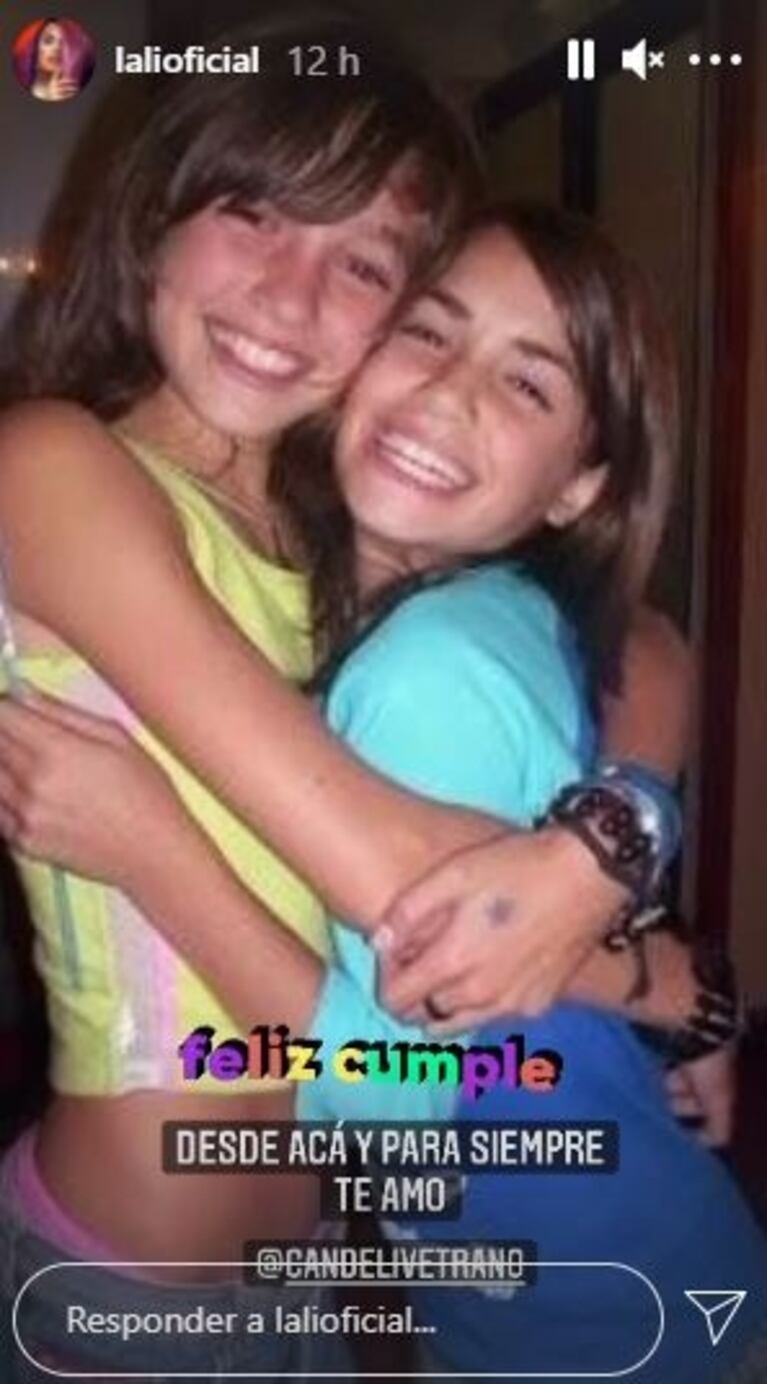 Los tiernos saludos de cumpleaños de Lali Espósito y China Suárez a Cande Vetrano: "Feliz nacimiento"