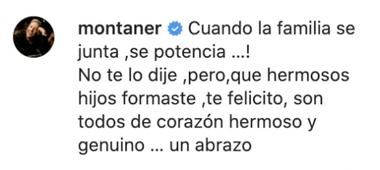 Los Tinelli y los Montaner, juntos en un almuerzo familiar inolvidable: "Los amamos"