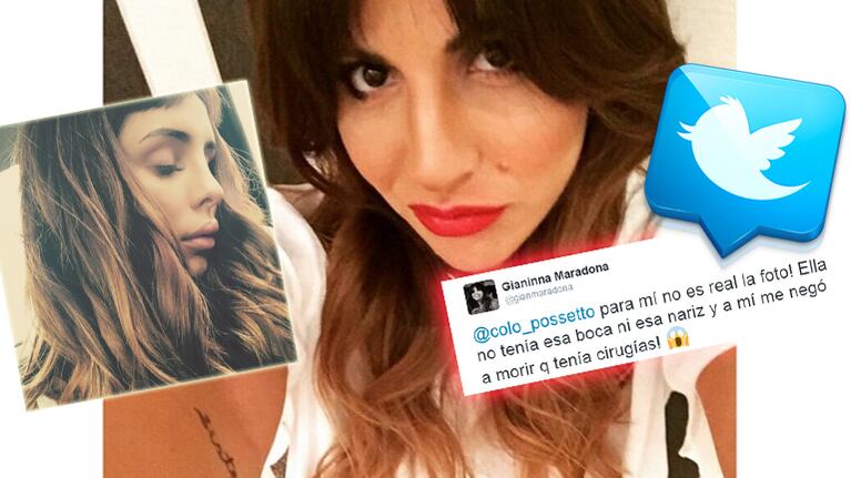 Los tremendos comentarios de Gianinna sobre una foto de Candelaria Tinelli (Foto: Instagram y Twitter)