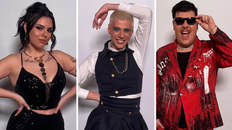 Los tres artistas repetirán en la segunda temporada del certamen de eltrece. Fuente: eltrece.