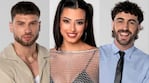 Los tres finalistas de Gran Hermano. Fotos: Telefe