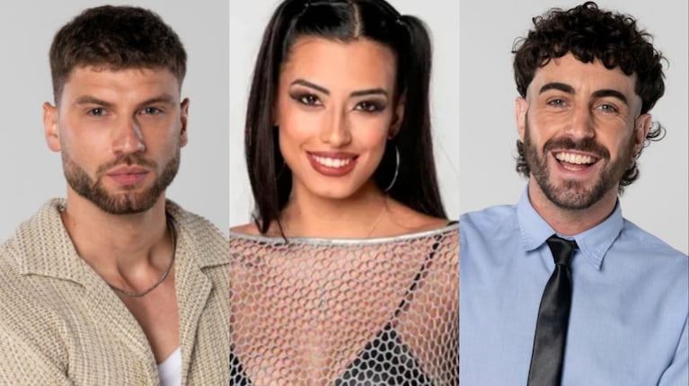 Los tres finalistas de Gran Hermano. Fotos: Telefe