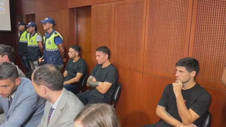 Los tres futbolistas que cumplen con prisión preventiva en Tucumán.