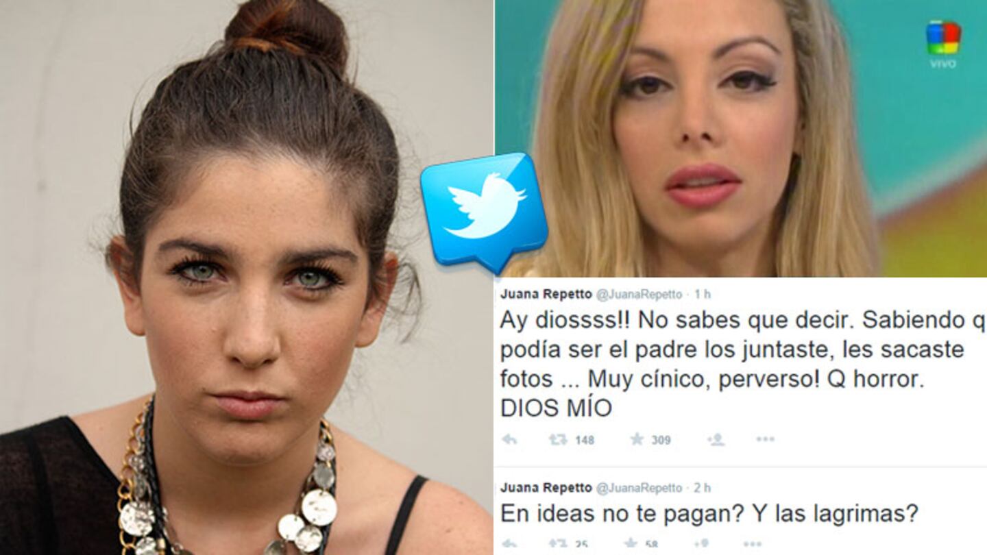 Los tweets de Juana Repetto ¿para Gisela Bernal? Foto: Twitter.