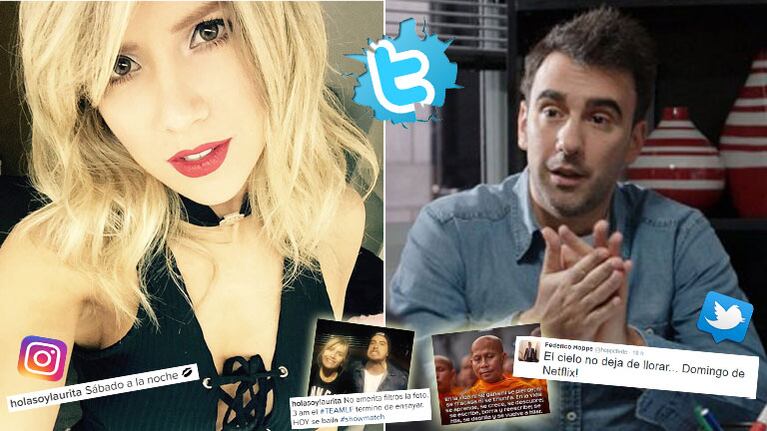 Los tweets de Laurita Fernández y Fede Hoppe, tras la separación. (Foto: Web)