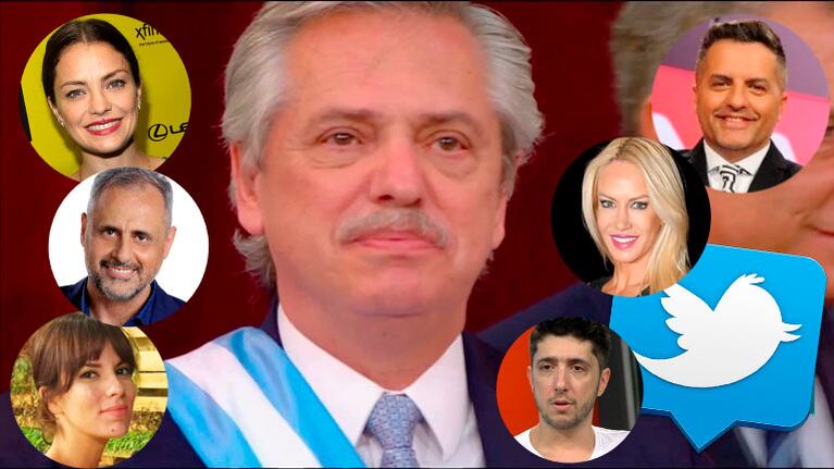 Los tweets de los famosos por la asunción presidencial de Alberto Fernández junto a Cristina Kirchner