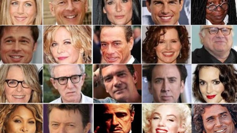 Los verdaderos nombres de 20 estrellas de Hollywood. (Foto: Web)