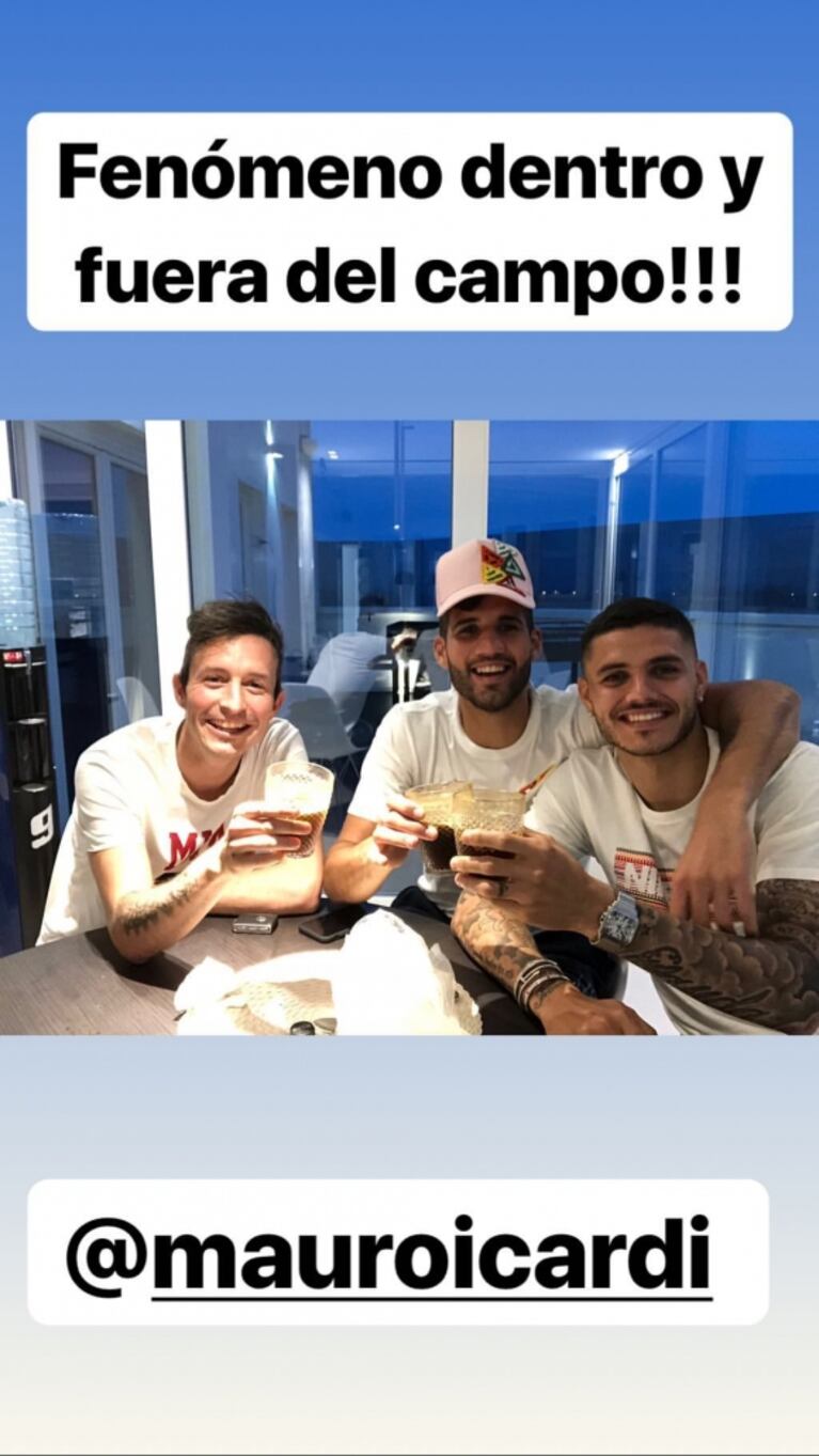 Los videos de Mauro Icardi, tras no ser convocado para el Mundial de Rusia 2018: asado, fernet ¡y cuarteto!