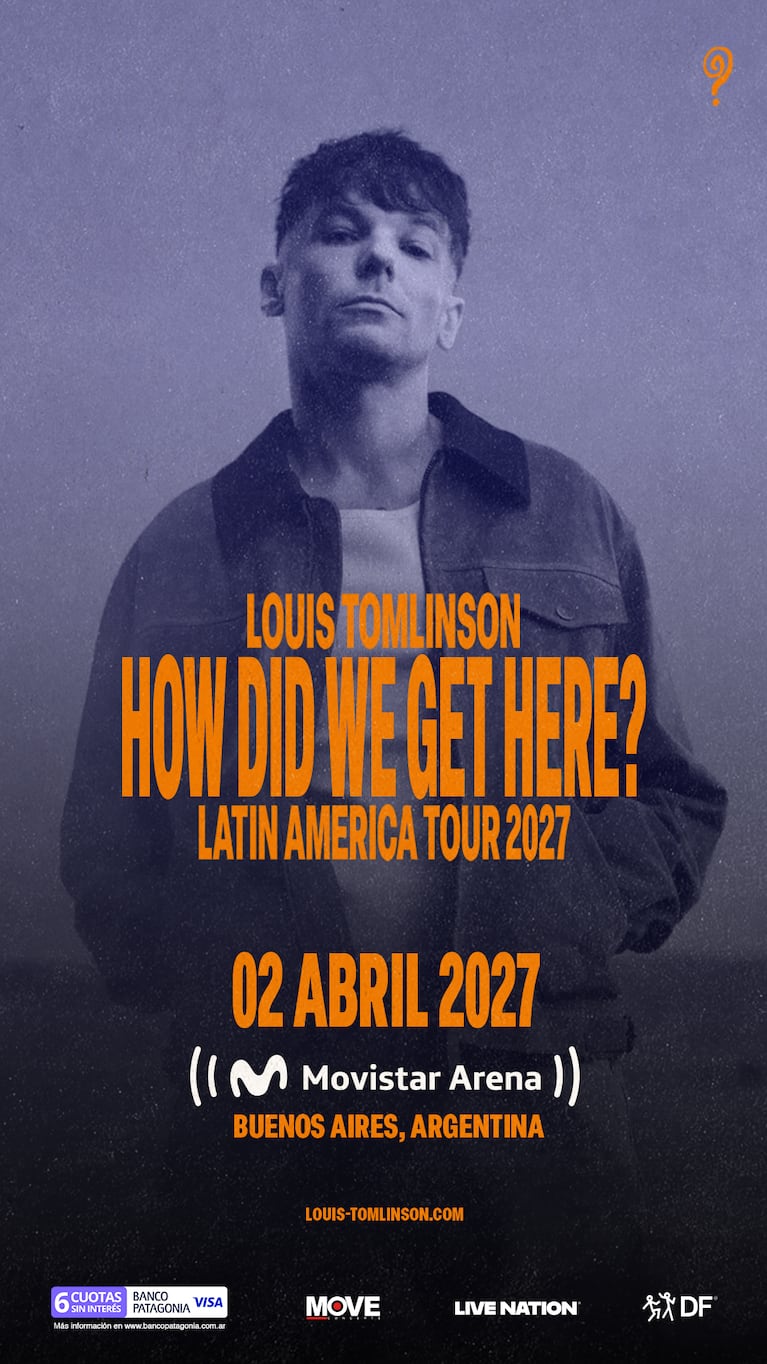 Louis Tomlinson llegará nuevamente al país para presentar su último disco de estudio, "How Did I Get Here?"