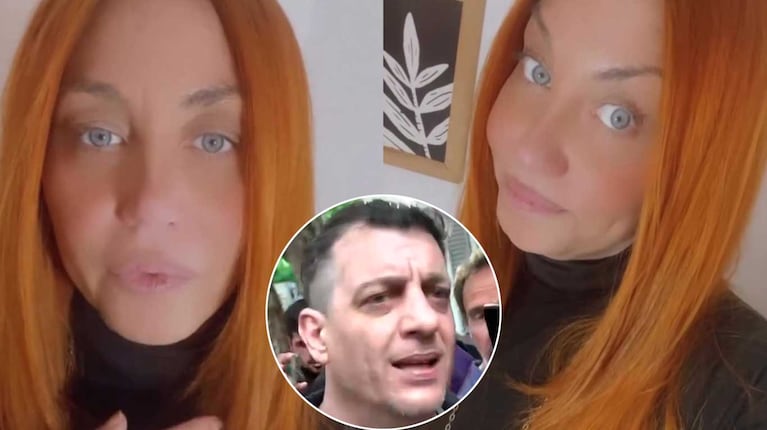 Lourdes Fernández y su ex, Leandro García Gómez (Fotos: Instagram @lowres y captura América TV)
