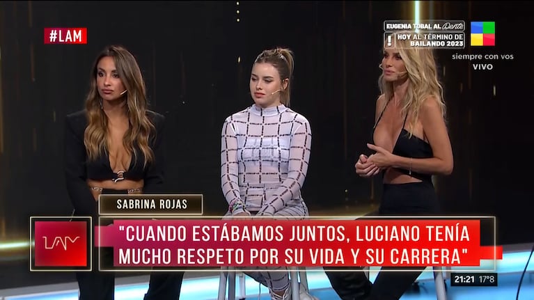 Lourdes Sánchez definió picante a Luciano Castro, tras su escandaloso cruce con Flor Vigna