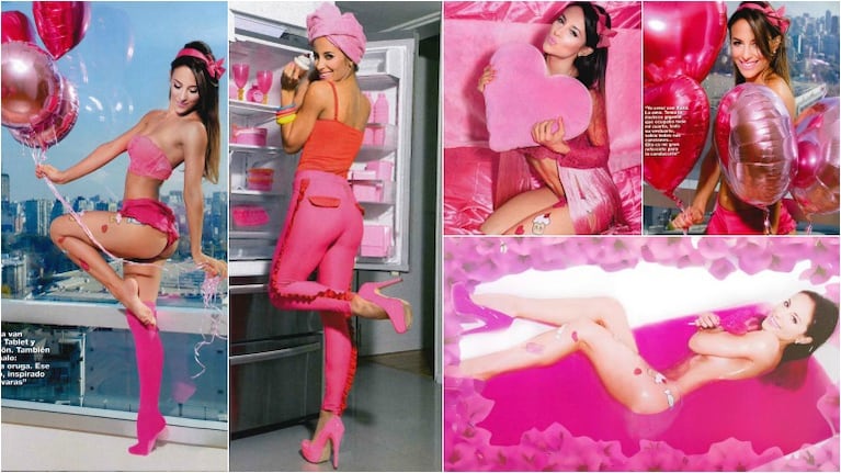 Lourdes Sánchez, diosa en una producción de fotos (Foto: Revista Gente)