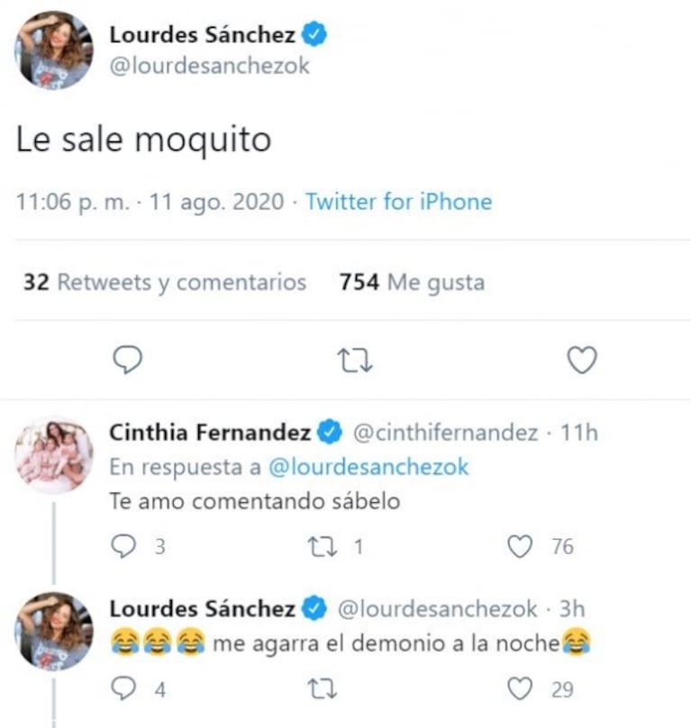 Lourdes Sánchez fulminó a Esmeralda Mitre con una catarata de burlas: "Feo con ganas"