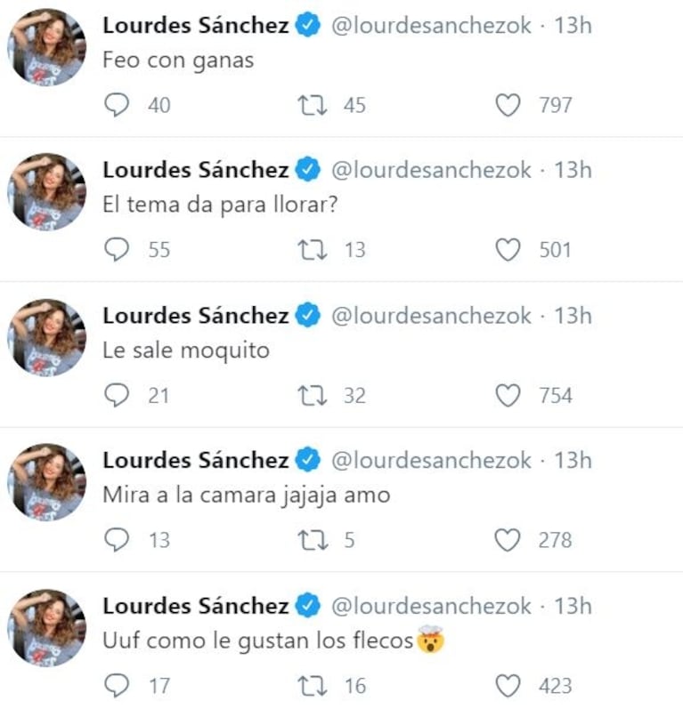 Lourdes Sánchez fulminó a Esmeralda Mitre con una catarata de burlas: "Feo con ganas"