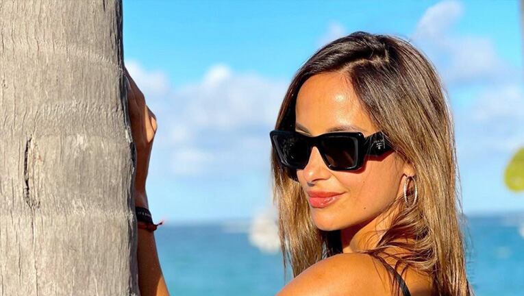 Lourdes Sánchez publicó las fotos más impactantes desde las playas de Punta Cana.