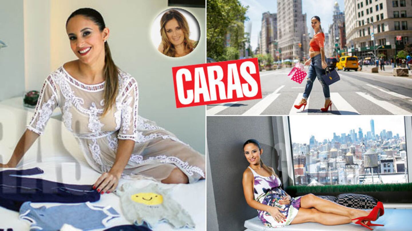 Lourdes Sánchez, una diosa embarazada en Nueva York. (Foto: revista Caras)