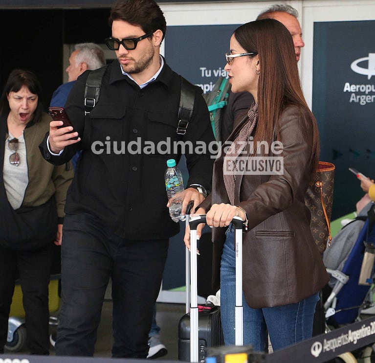 Lourdes Sánchez y Francisco Liotta Hernández. (Foto: Movilpress)