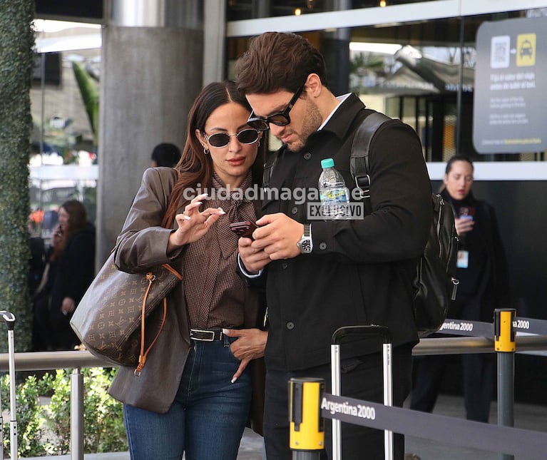 Lourdes Sánchez y Francisco Liotta Hernández. (Foto: Movilpress)