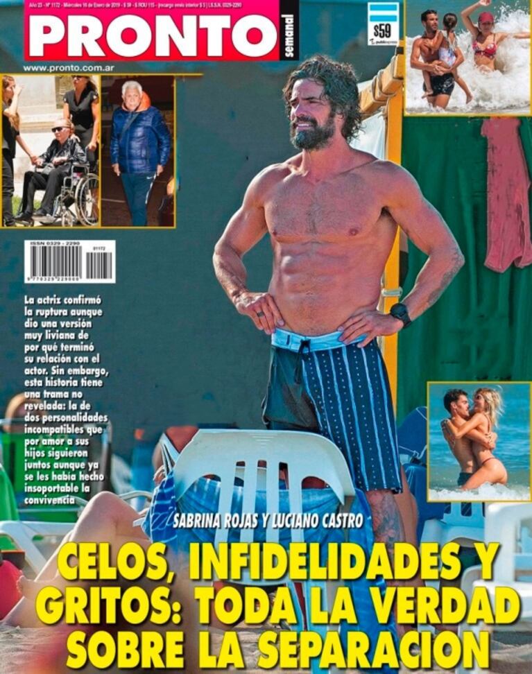 Lourdes Sánchez y su reacción ante las fotos del lomazo de Luciano Castro: "Es guapo, le pongo un diez"