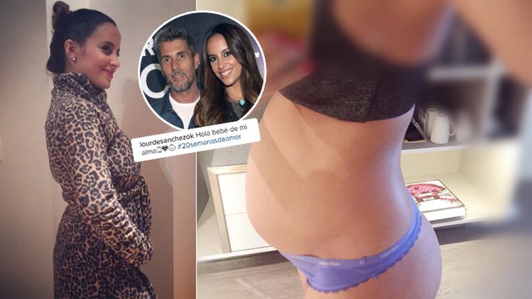 Lourdes Sánchez y una tierna postal maternal en ropa interior (Foto: Instagram)