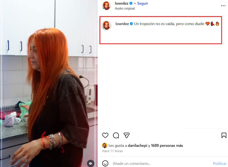 Lowrdez de Bandana abrió las puertas de su casa y mostró un día de su vida tras las denuncias a su ex (Instagram)