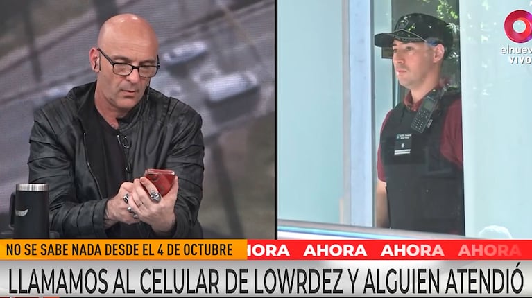 Lowrdez de Bandana genera alarma tras responder un llamado en vivo (elnueve)