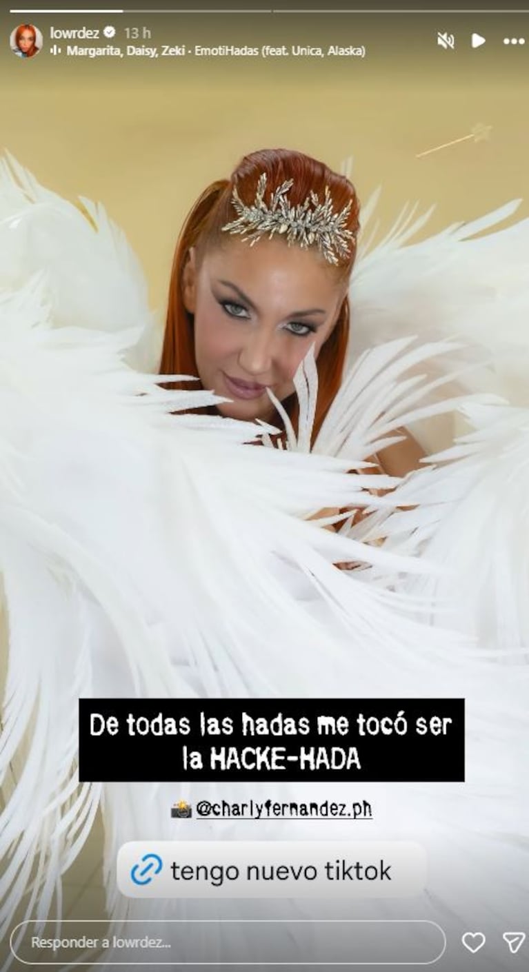 Lowrdez Fernández fue hackeada (Instagram)