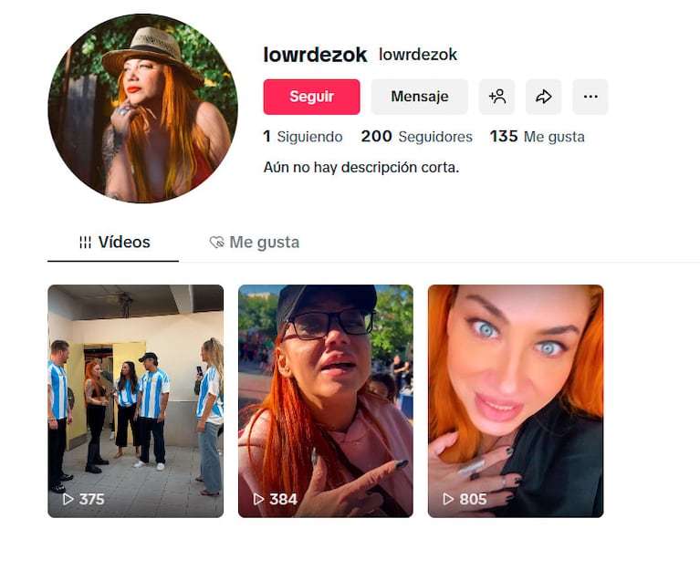 Lowrdez Fernández fue hackeada (TikTok)