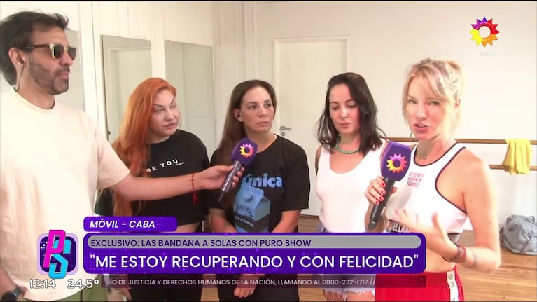 Lowrdez, Lissa Vera, Valeria Gastaldi y Virginia Da Cunha de Bandana.
