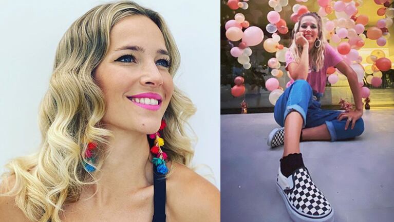 Lu lució con alegría su estilo retro en Instagram.