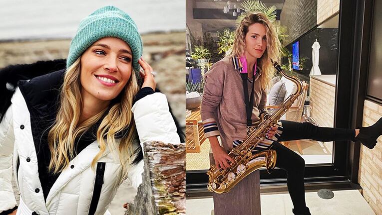 Lu reveló que le gusta tocar el saxo.