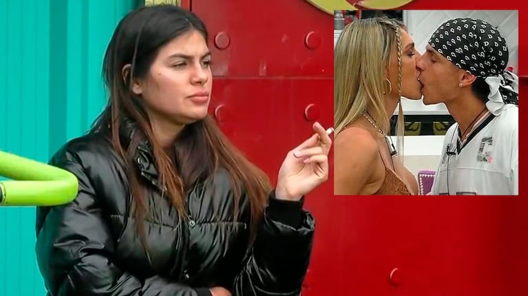Luana de Gran Hermano juró vengarse de Zunino y Nenu tras el apasionado beso en su cara (Captura de Telefe)
