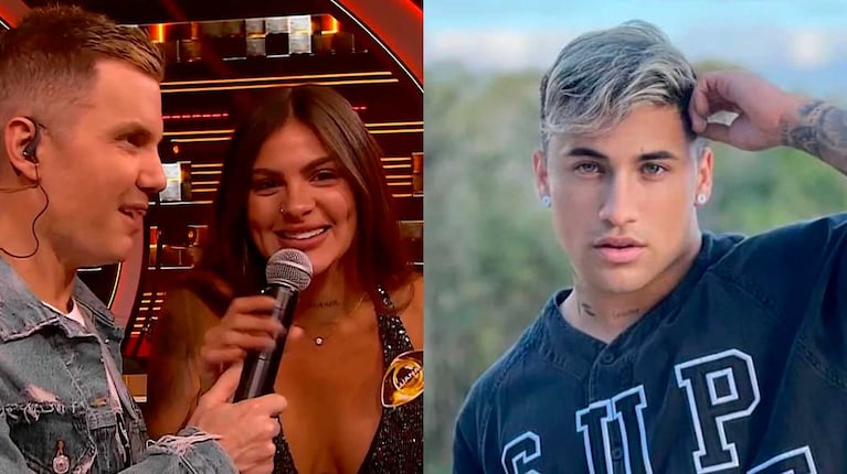 Luana Fernández y Yao Cabrera (Fotos: captura Telefe y Instagram @yaocabrera)