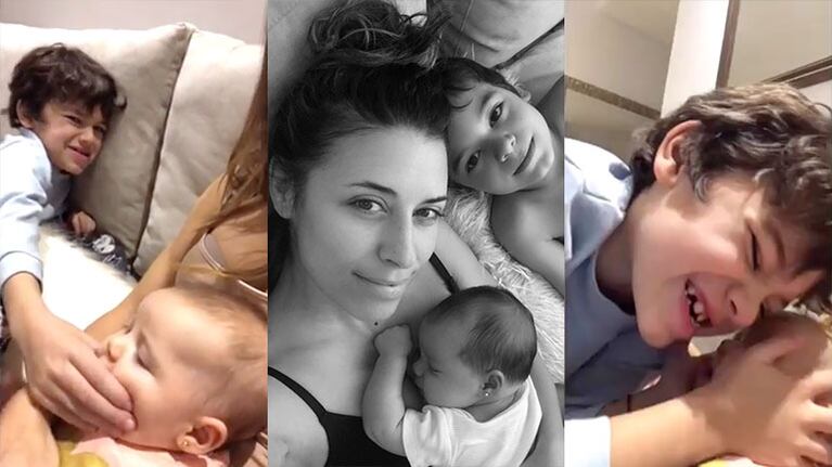 Luca le demostró su amor a su hermana mimándola. 
