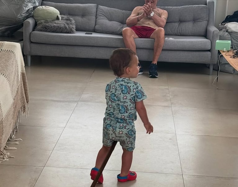 Luca y Carlos Cubero (Foto: Instagram/@fabiancuberooficial).