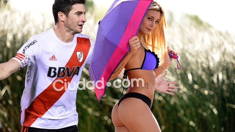 Lucas Alario y Sol Pérez se conocen por amigos en común. Pero, al menos por ahora, no pasó nada. (Fotos: Ciudad.com y Web)