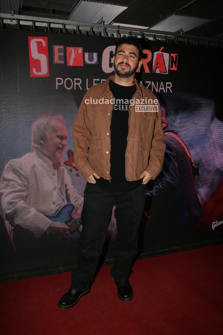 Lucas Fridman en el regreso de Serú Girán (Foto: Movilpress).