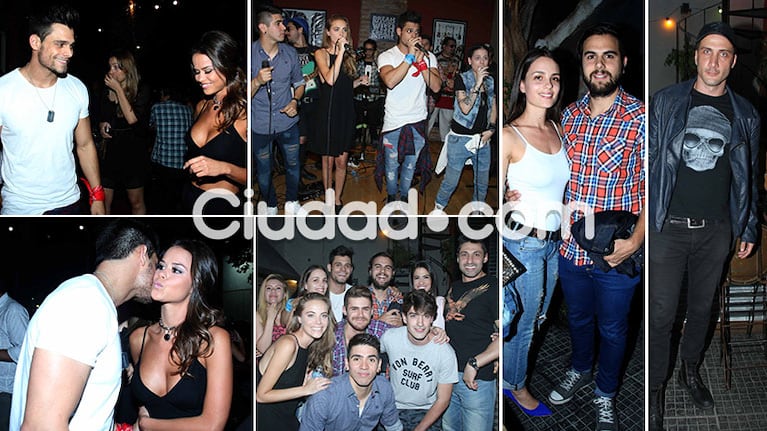 Lucas Velasco, cómplice con María del Mar y rodeado de amigos (Foto: Movilpress)
