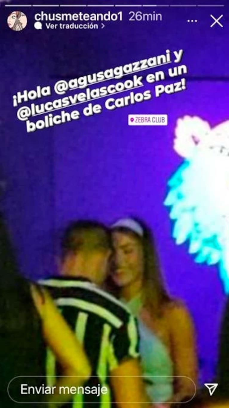 Lucas Velasco habló del rumor de romance con Agustina Agazzani: "Tenemos la mejor relación"