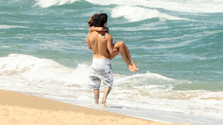 Lucha Aymar y su novio Michel Gurfi, amor en Punta del Este