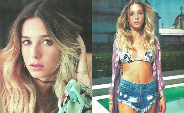 Lucía Celasco, tan bella como rebelde, habló de todo (Fotos: La Nación). 