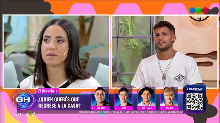 Lucía Maidana reveló si su novia está celosa de Rosina por el estrecho vínculo que tuvieron en Gran Hermano