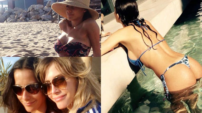 Lucía Valdés, una diosa suelta en las redes sociales (Fotos: Instagram y Twitter).