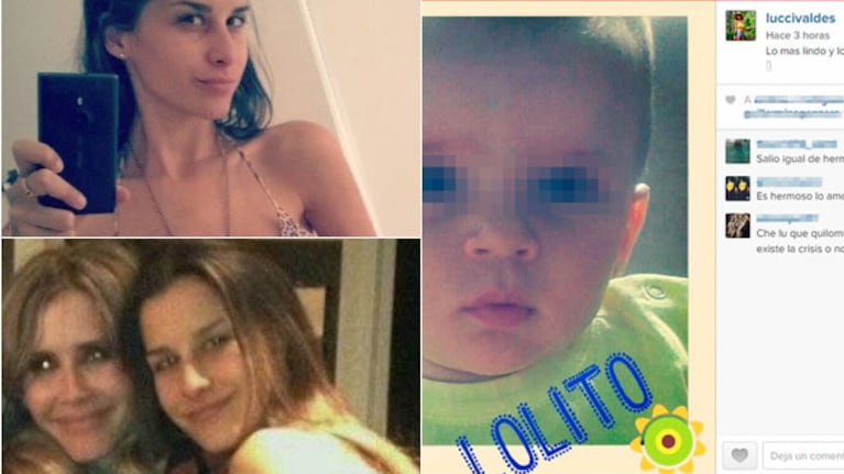 Lucía Valdés y un mensaje en Instagram en plena separación entre su hermana y Tinelli. (Foto: Web)